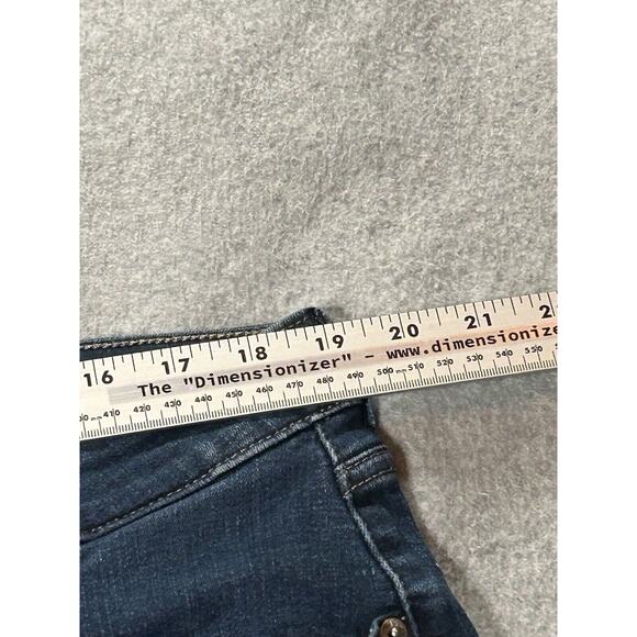Levis 415 Jeans Womens 18W Waist34 M Classic Boot Cut Stretch Blue Denim - Picture 6 of 16